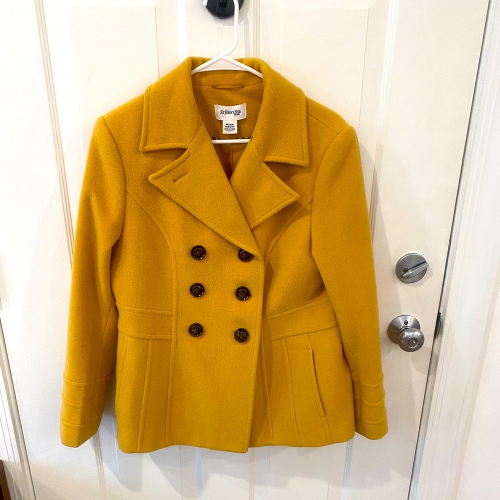 St. John’s Bay mustard pea coat